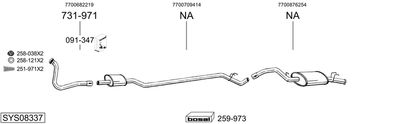 BOSAL SYS08337