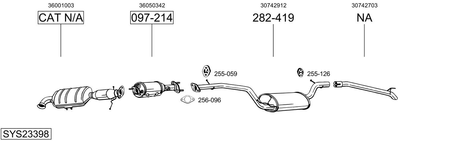 BOSAL SYS23398