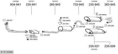 BOSAL SYS16566