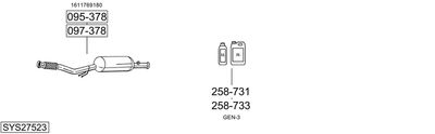 BOSAL SYS27523