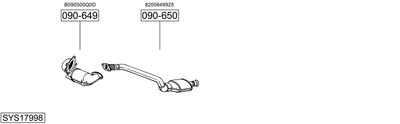 BOSAL SYS17998 BOSAL SYS17998