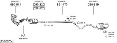 BOSAL SYS05704
