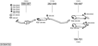 BOSAL SYS04702