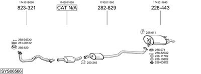 BOSAL SYS06566