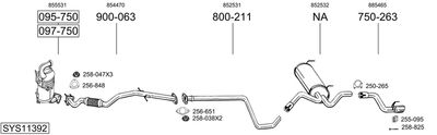 BOSAL SYS11392 BOSAL SYS11392