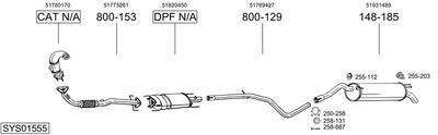 BOSAL SYS01555 BOSAL SYS01555