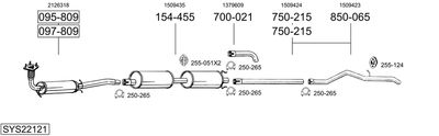 BOSAL SYS22121