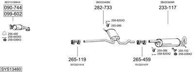 BOSAL SYS13480