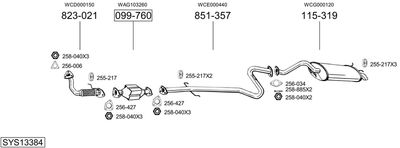 BOSAL SYS13384