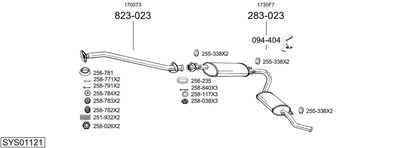 BOSAL SYS01121