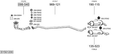BOSAL SYS01200