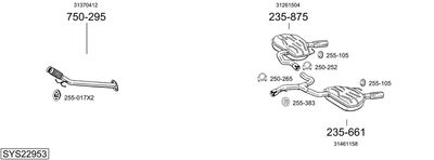 BOSAL SYS22953