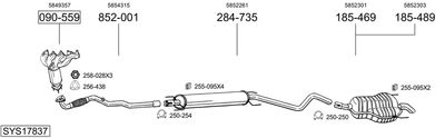 BOSAL SYS17837 BOSAL SYS17837