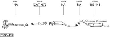 BOSAL SYS04403 BOSAL SYS04403