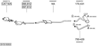 BOSAL SYS19353