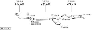 BOSAL SYS09153 BOSAL SYS09153