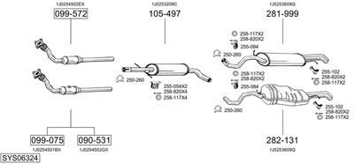 BOSAL SYS06324