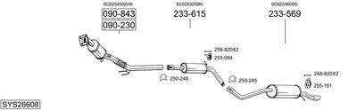 BOSAL SYS26608 BOSAL SYS26608