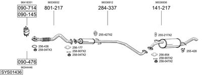 BOSAL SYS01436
