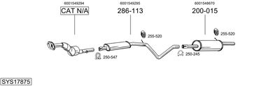 BOSAL SYS17875