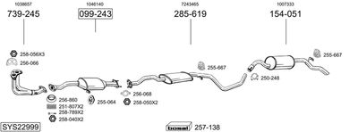 BOSAL SYS22999
