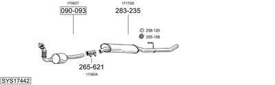 BOSAL SYS17442