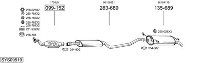 BOSAL SYS09519