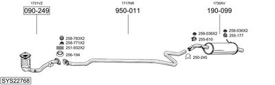 BOSAL SYS22768