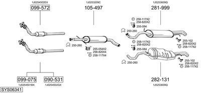 BOSAL SYS06341