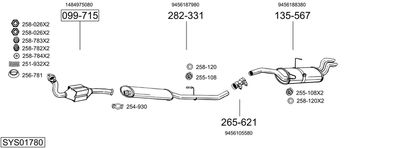 BOSAL SYS01780