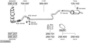BOSAL SYS09890