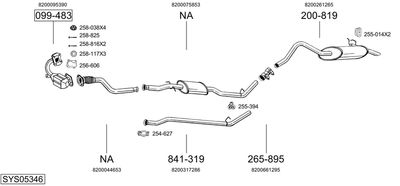 BOSAL SYS05346