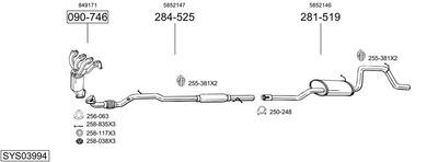 BOSAL SYS03994 BOSAL SYS03994