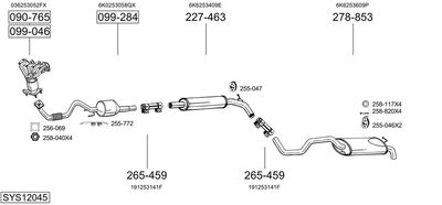 BOSAL SYS12045