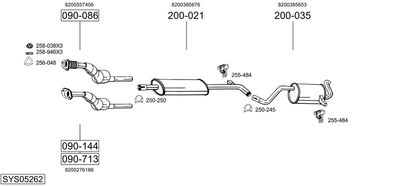 BOSAL SYS05262