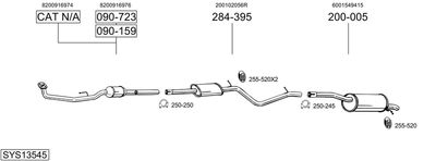 BOSAL SYS13545