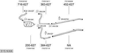 BOSAL SYS16306 BOSAL SYS16306