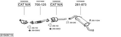 BOSAL SYS09719