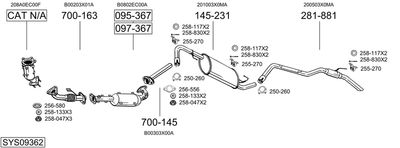 BOSAL SYS09362