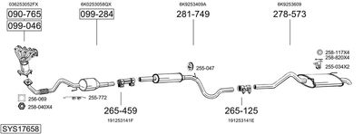 BOSAL SYS17658