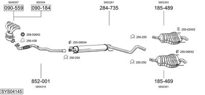 BOSAL SYS04145