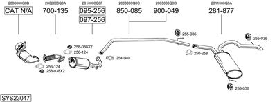 BOSAL SYS23047