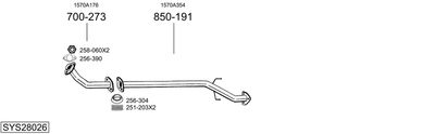 BOSAL SYS28026