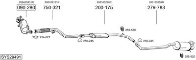 BOSAL SYS29491 BOSAL SYS29491