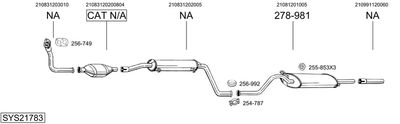 BOSAL SYS21783