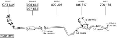 BOSAL SYS11125 BOSAL SYS11125