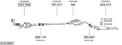 BOSAL SYS18697