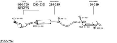 BOSAL SYS04766