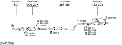 BOSAL SYS02891