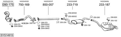 BOSAL SYS14915